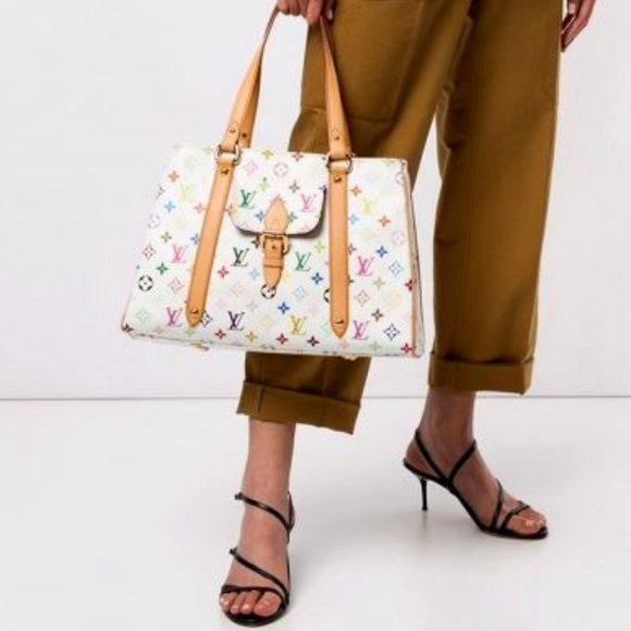 Louis Vuitton Handbags - LOUIS VUITTON Multicolor White Aurelia MM Shoulder Bag
